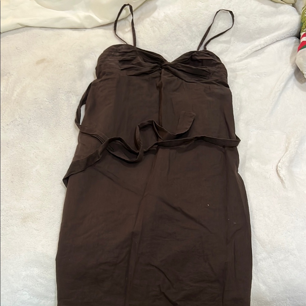 Forever 21 Chocolate Brown Dress